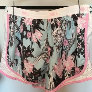 Nike Floral Print Running Shorts